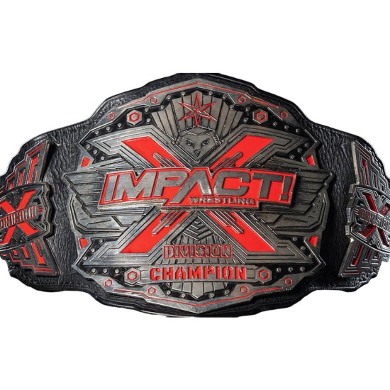 Maxan TNA Red Impact X Division Wrestling Championship Leather